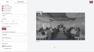 Demo to handle play button position