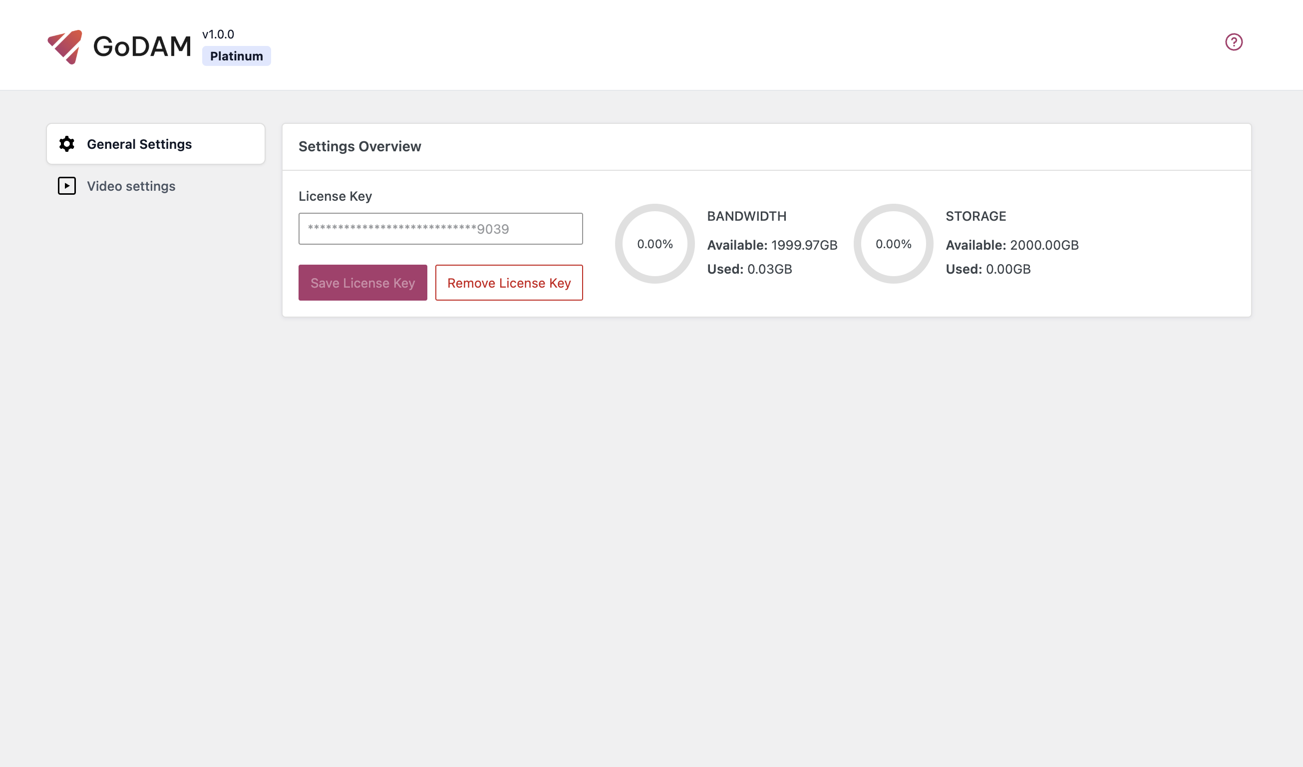 General Settings
