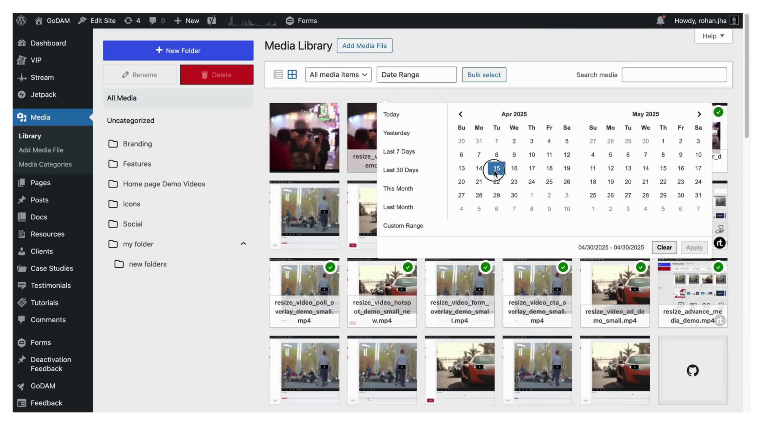 GoDAM – WordPress Media Library Manager
