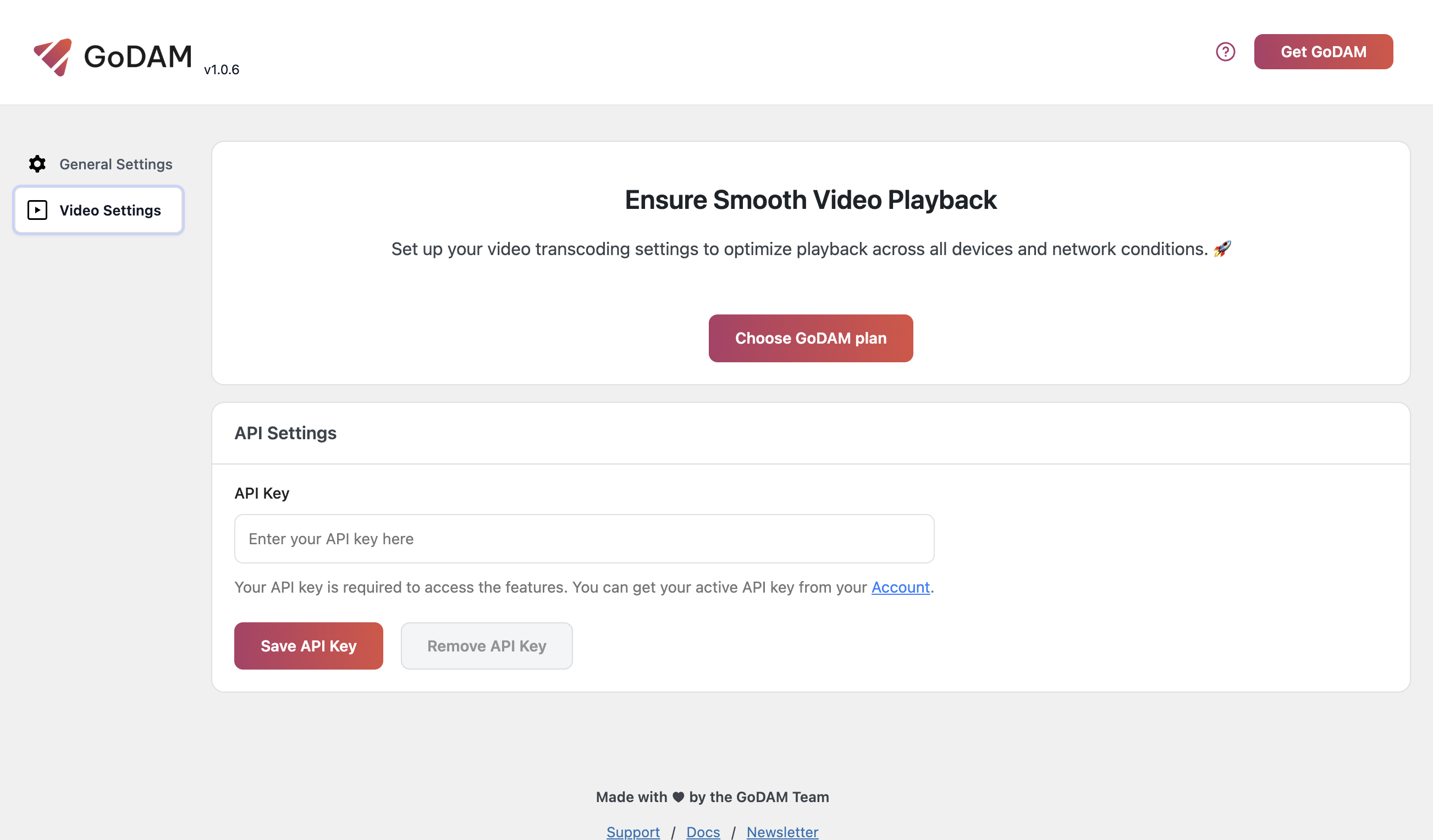 Setting up License Key