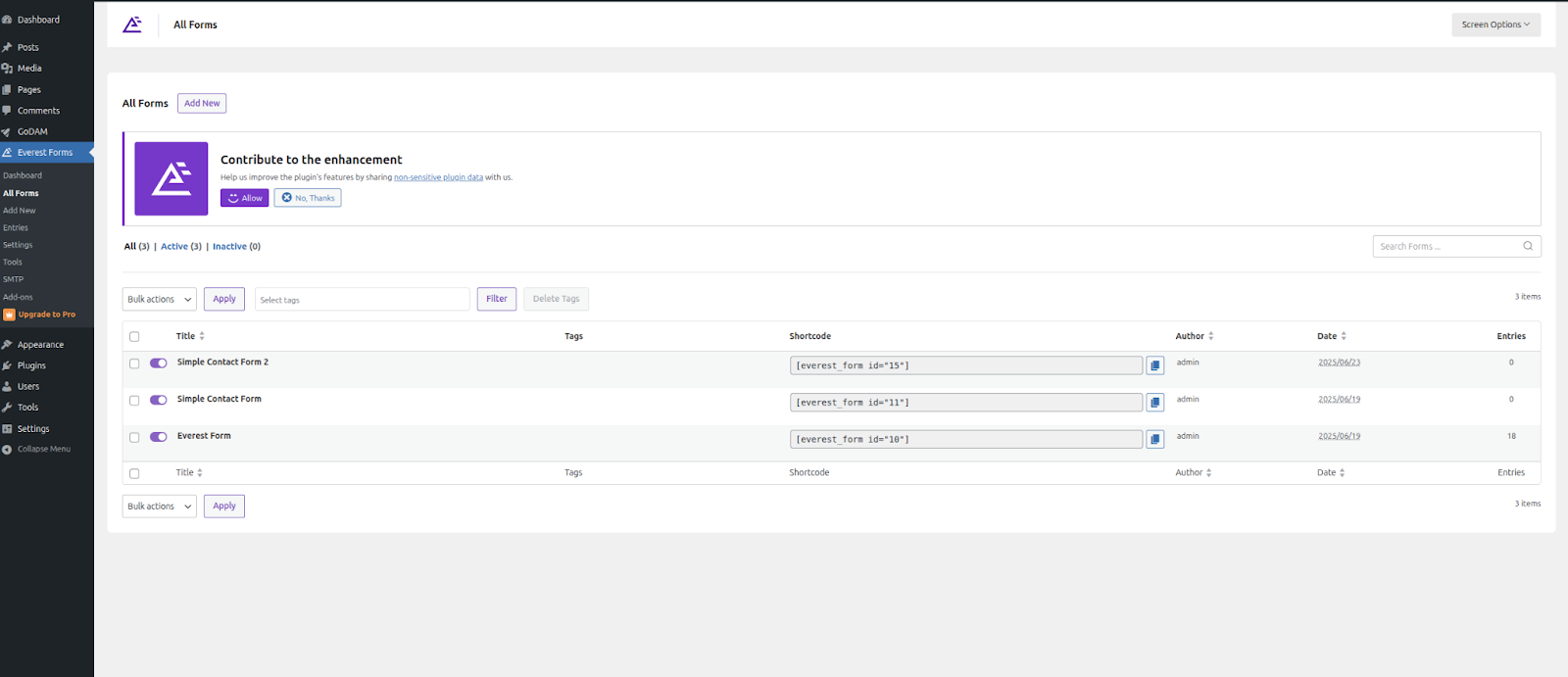 everest-forms-dashboard