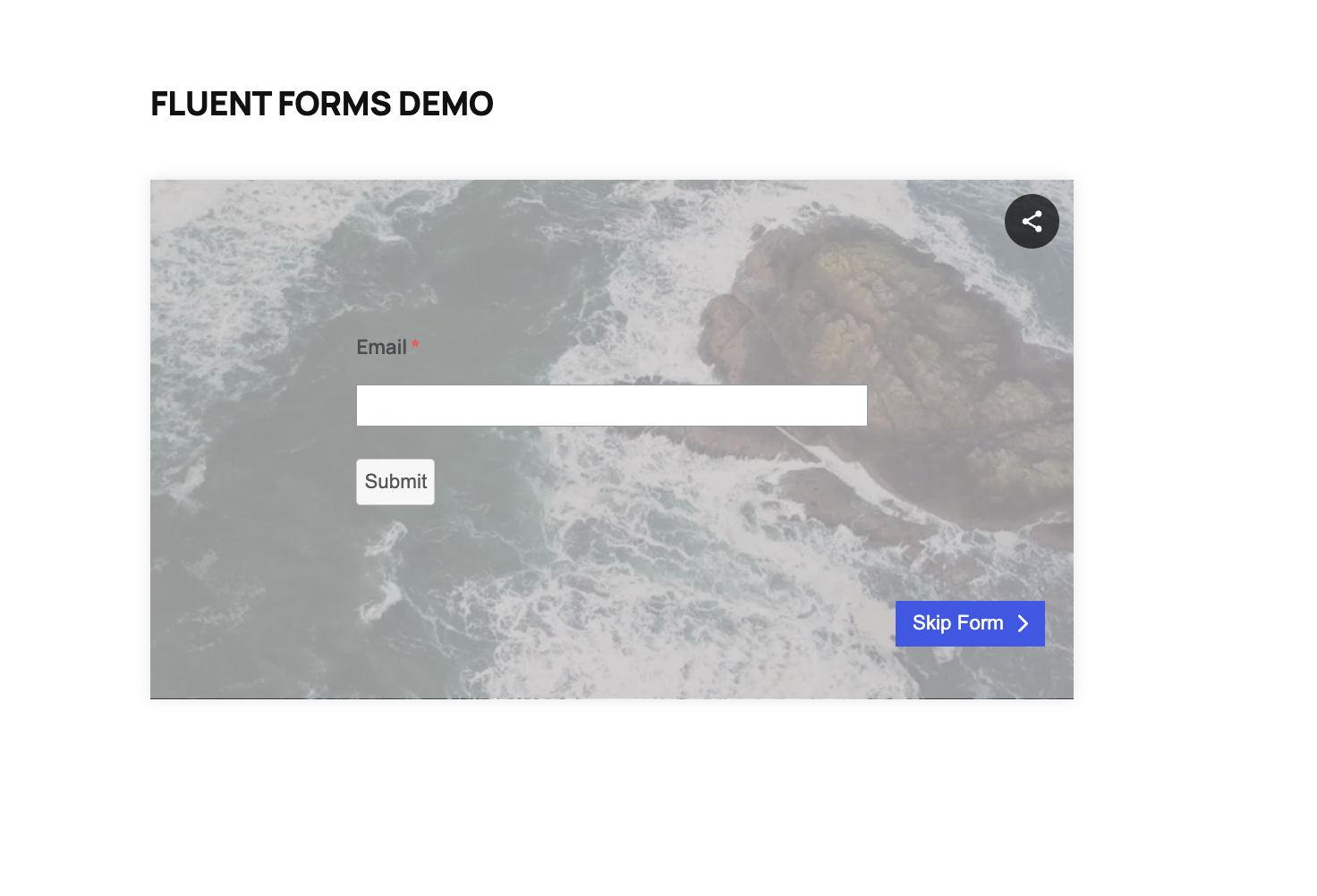 fluent-forms-video-output
