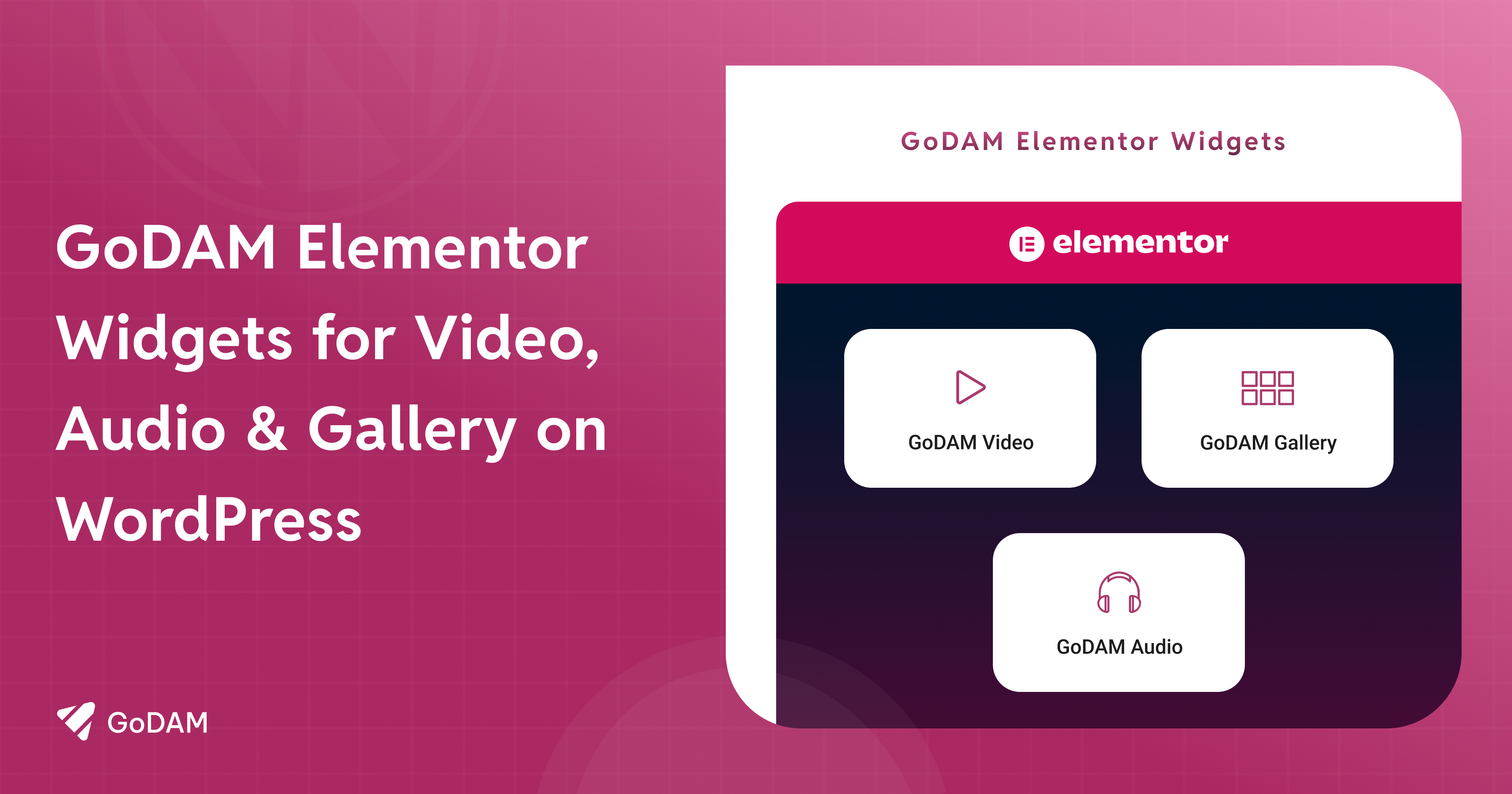 GoDAM Elementor Widgets