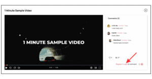 GoDAM likes and comments for non logged in users