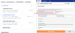 LifterLMS GoDAM Integration 1