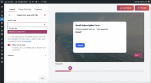 Ninja forms GoDAM Layers