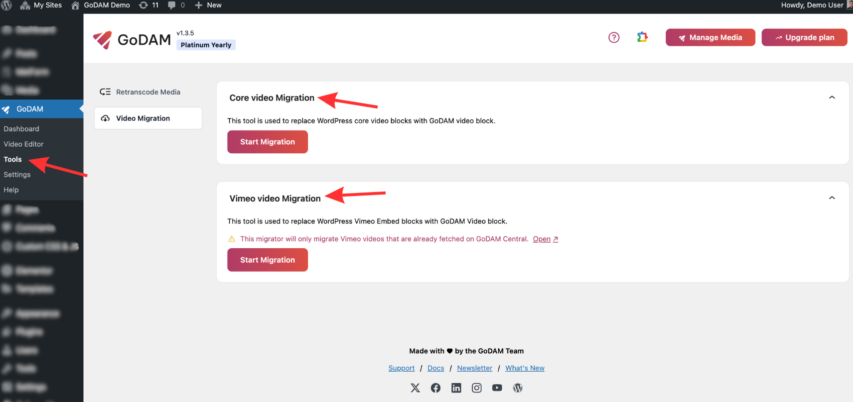 core-video-and-vimeo-migration-on-GoDAM