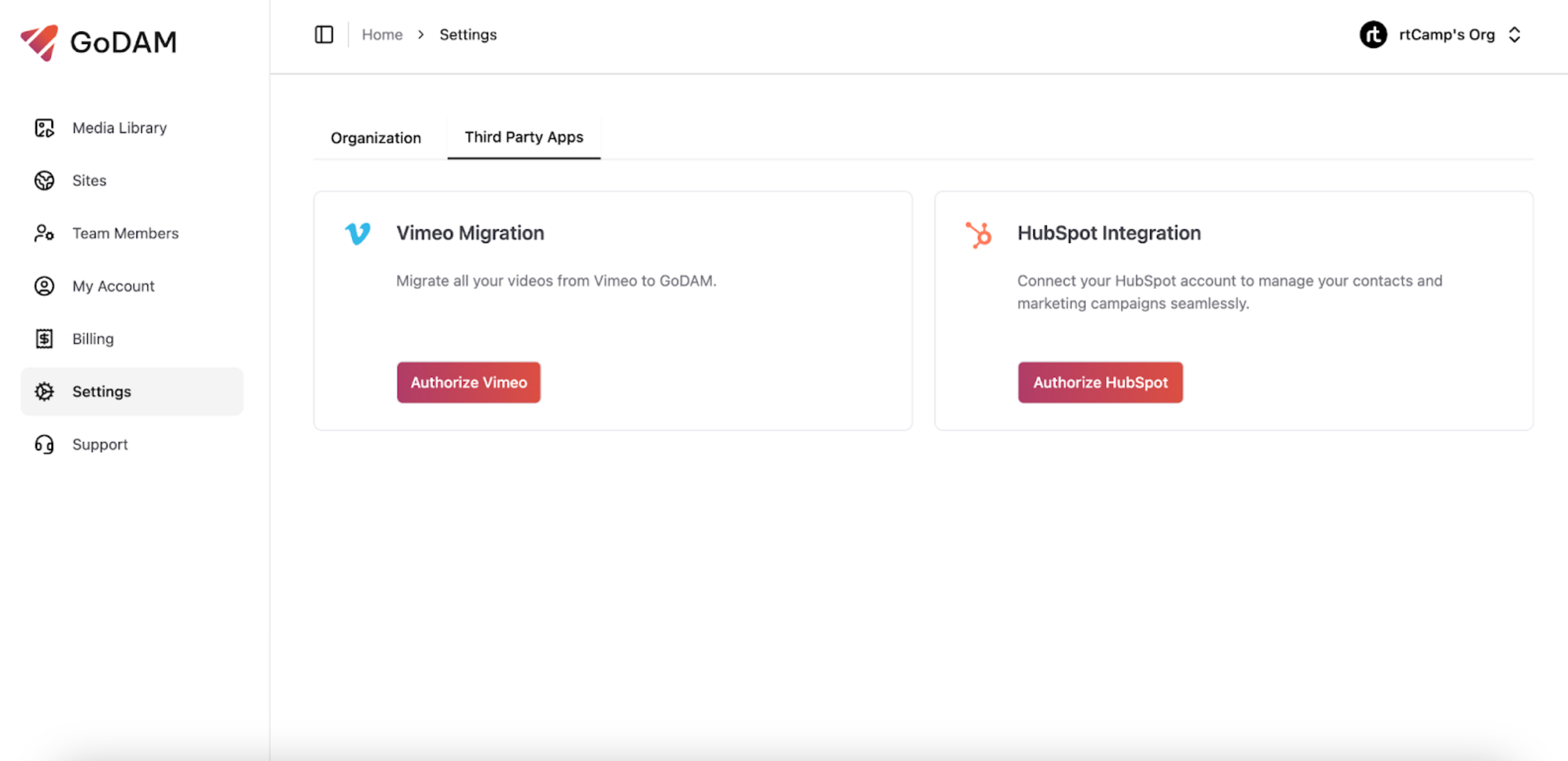 godam-integrations