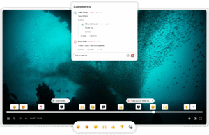 GoDAM screen recorder chrome extension likes and comments collaboration
