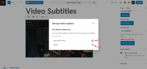 Manual video subtitles in WordPress with GoDAM 2