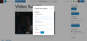 Manual video subtitles in WordPress with GoDAM 3