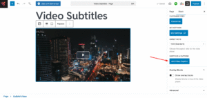 Manual video subtitles in WordPress with GoDAM