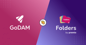 GoDAM vs Premio Folders - best WordPress media library plugin