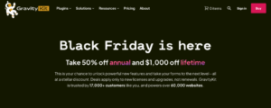 GravityKit Black Friday and Cyber Monday Sale 2025