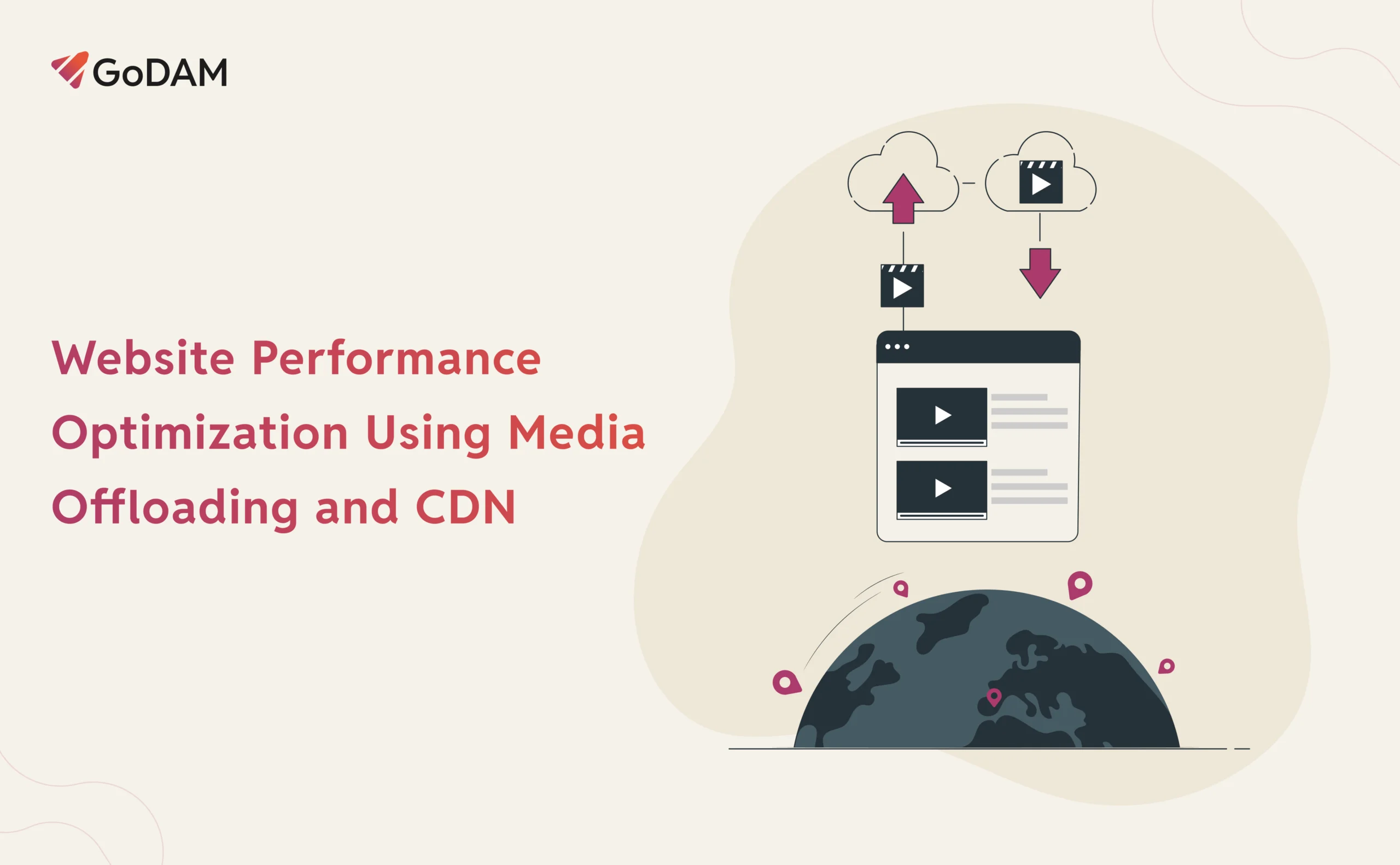 Website Performance Optimization Using Media Offloading and CDN